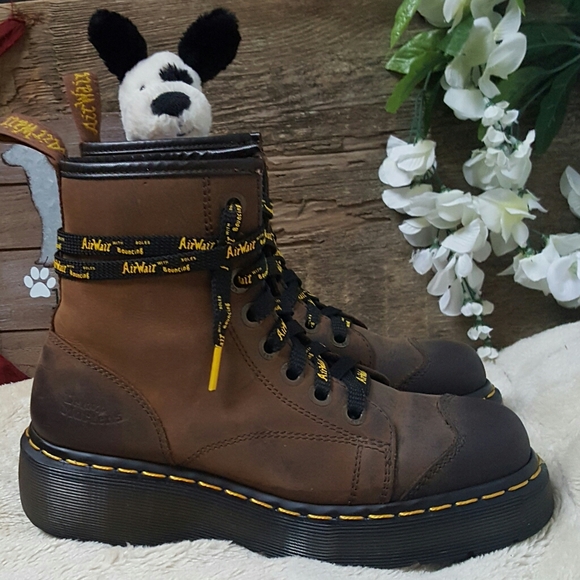 Dr. Martens Shoes - Dr Martens 2A73 Brown Made in England Boots